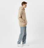 Solid Beige Oversize Hoodie