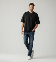 Oversized Plain Black Tshirt