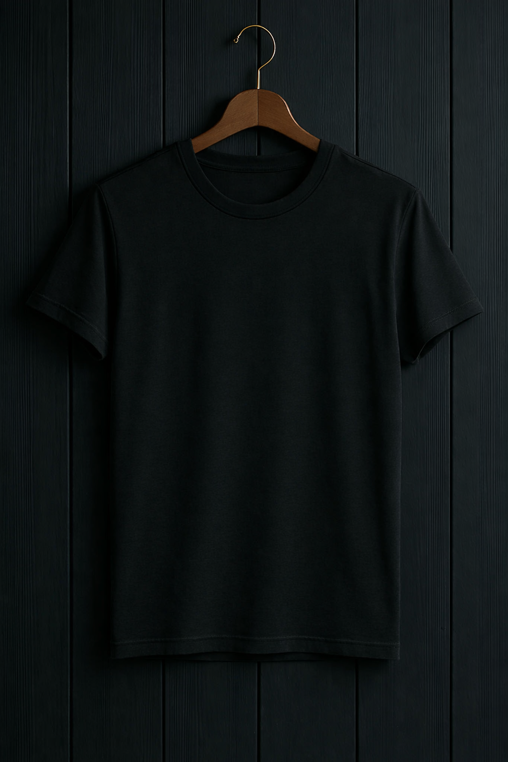 Solid Black Classic Tshirt