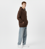 Solid Brown Oversize Hoodie