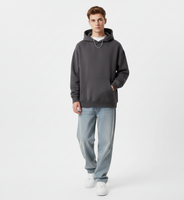 Solid Cinder Oversize Hoodie
