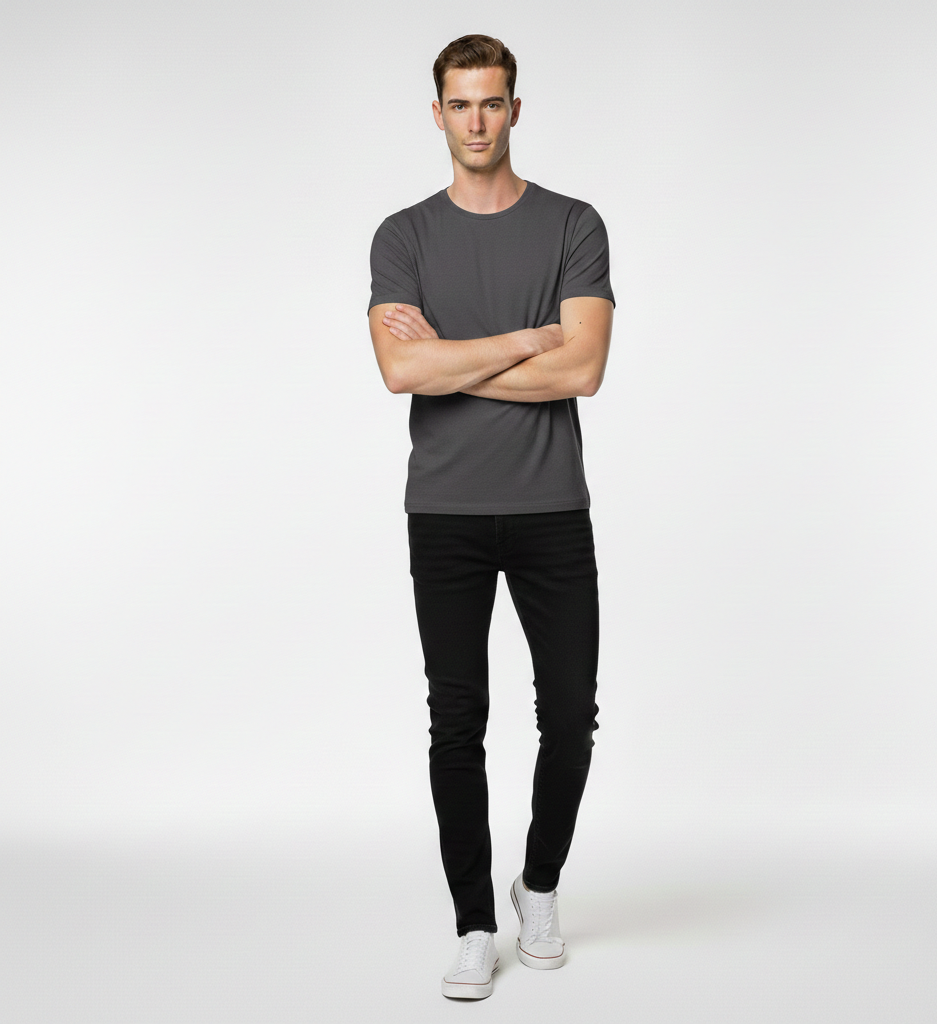 Solid Grey Classic Tshirt