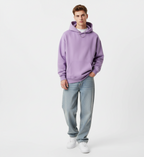 Solid Lavender Oversize Hoodie