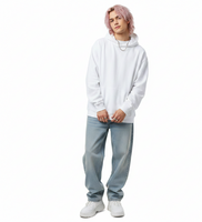 Solid White Oversize Hoodie