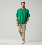 Oversized Plain Green Tshirt