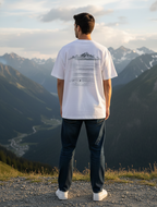 The Boundless Penguin - Oversized White Tshirt