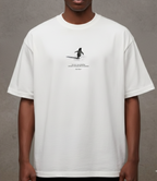 The Boundless Penguin - Oversized White Tshirt
