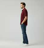 Solid Maroon Polo Tshirt
