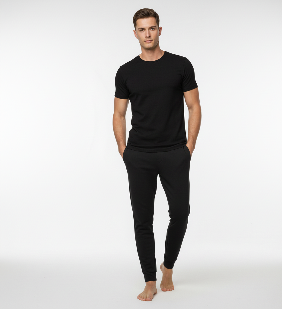 Solid Black Classic Tshirt