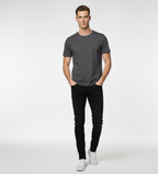 Solid Charcoal Grey Classic Tshirt