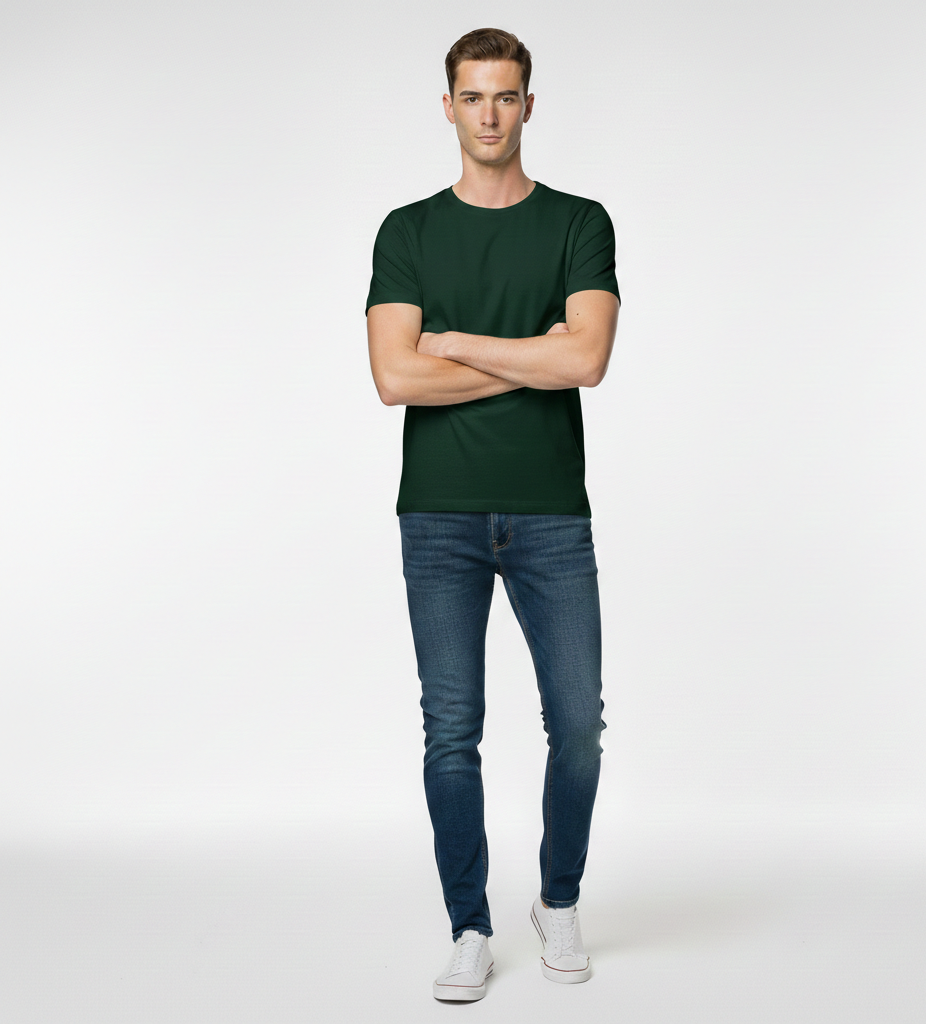 Solid Dark Green Classic Tshirt